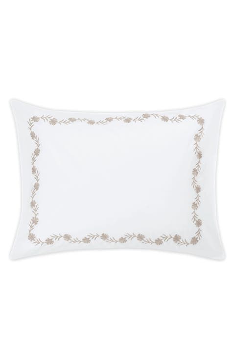 Daphne Floral Embroidered Sham