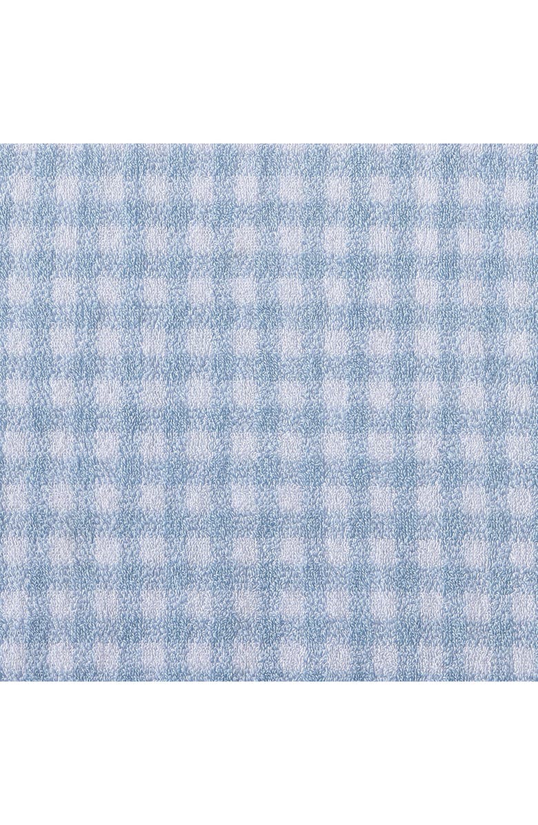Laura Ashley Ginny Terry Cotton 3-Piece Towel Set, Alternate, color, Blue Bell / White