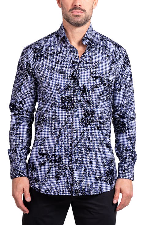 Fibonacci Ascension Contemporary Fit Button-Up Shirt