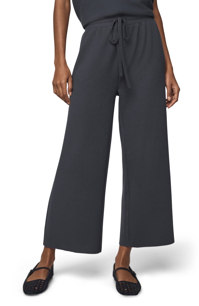Splendid Winslow Crop Wide Leg Sweatpants, Main, color, Lead