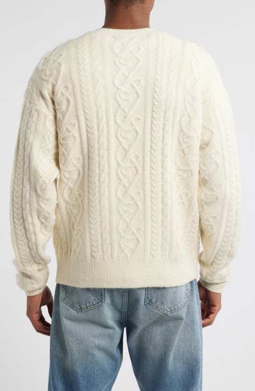 ELWOOD ELWOOD ANTIQUE CABLE KNIT SWEATER