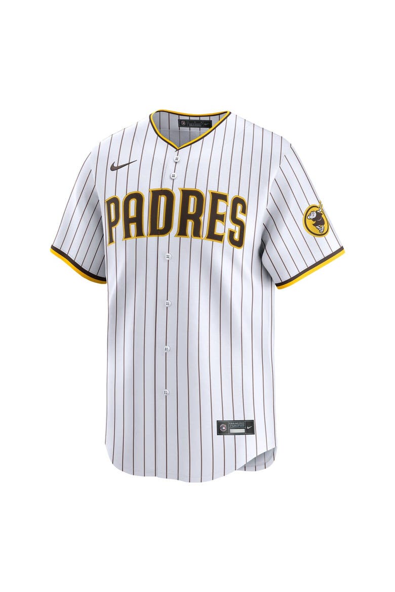Men's Nike Manny Machado White San Diego Padres Home Limited Player Jersey, Alternate, color, White
