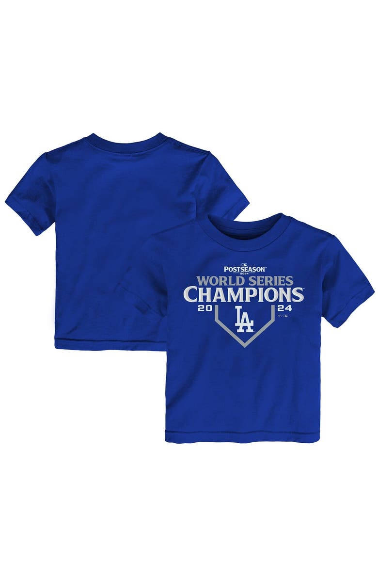 FANATICS Toddler Fanatics Royal Los Angeles Dodgers 2024 World Series Champions Official T-Shirt, Main, color, 