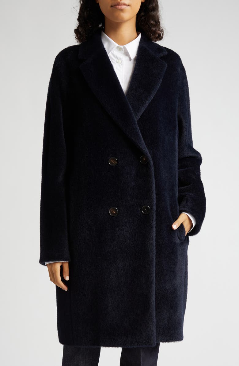 Max Mara Roseto Alpaca & Wool Coat, Main, color,