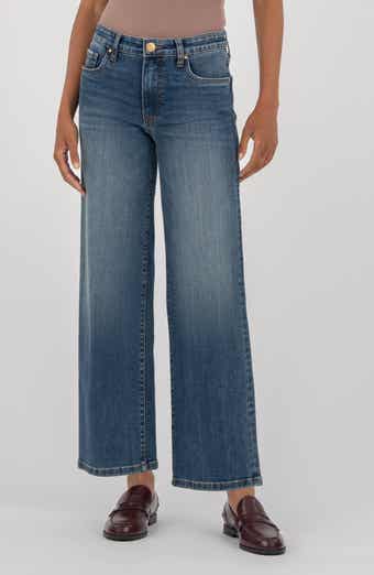 KUT from the Kloth High Waist Wide Leg Jeans
