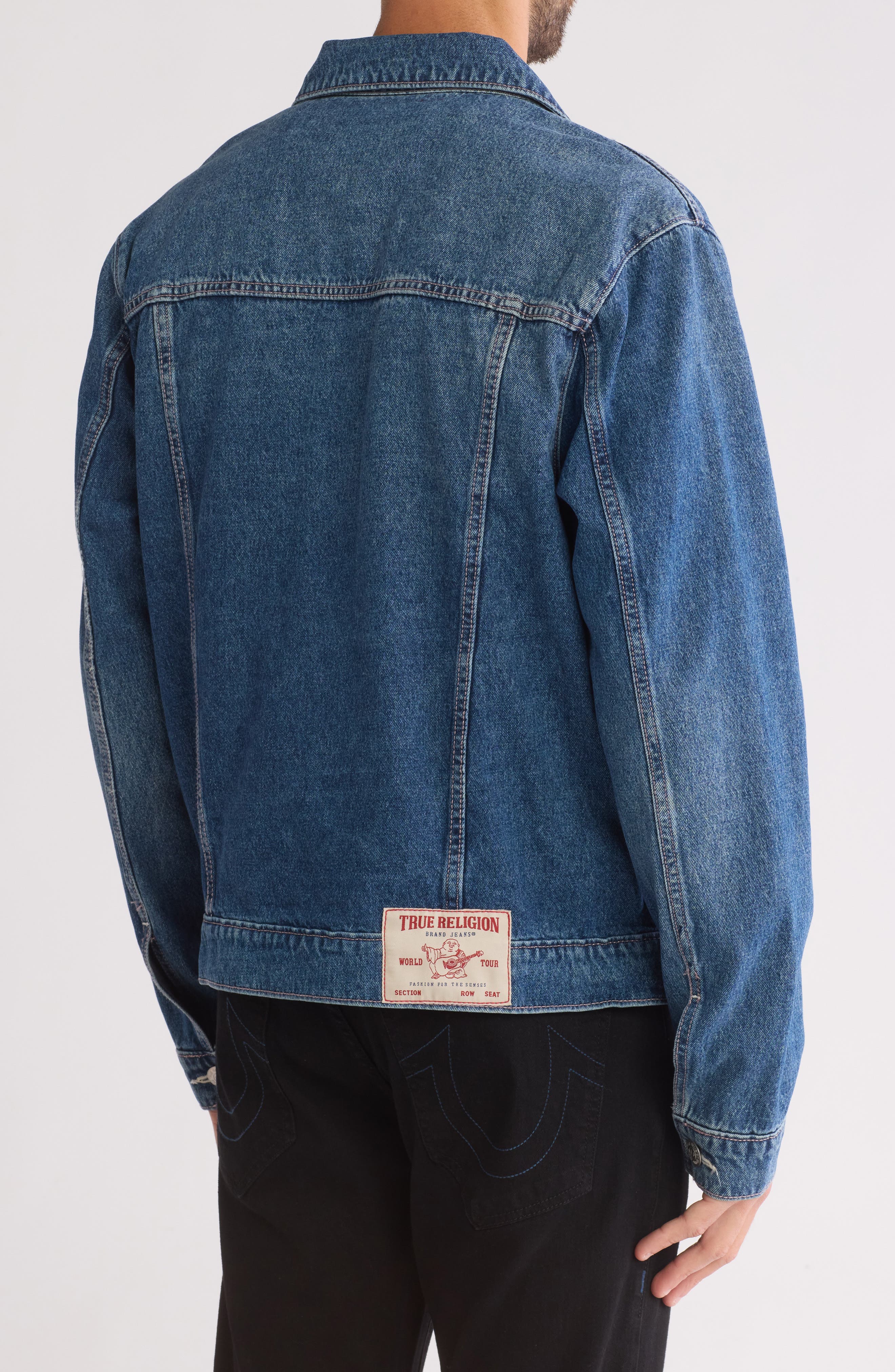 Jesse Single Needle Denim Trucker Jacket - image 2