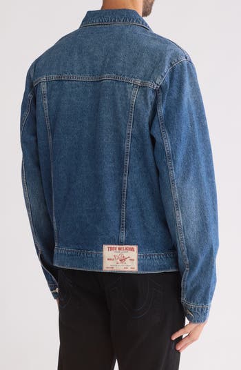 TRUE RELIGION TRICKER JACKET デニムブルー TRUE RELIGION TRICKER JACKET デニムブルー