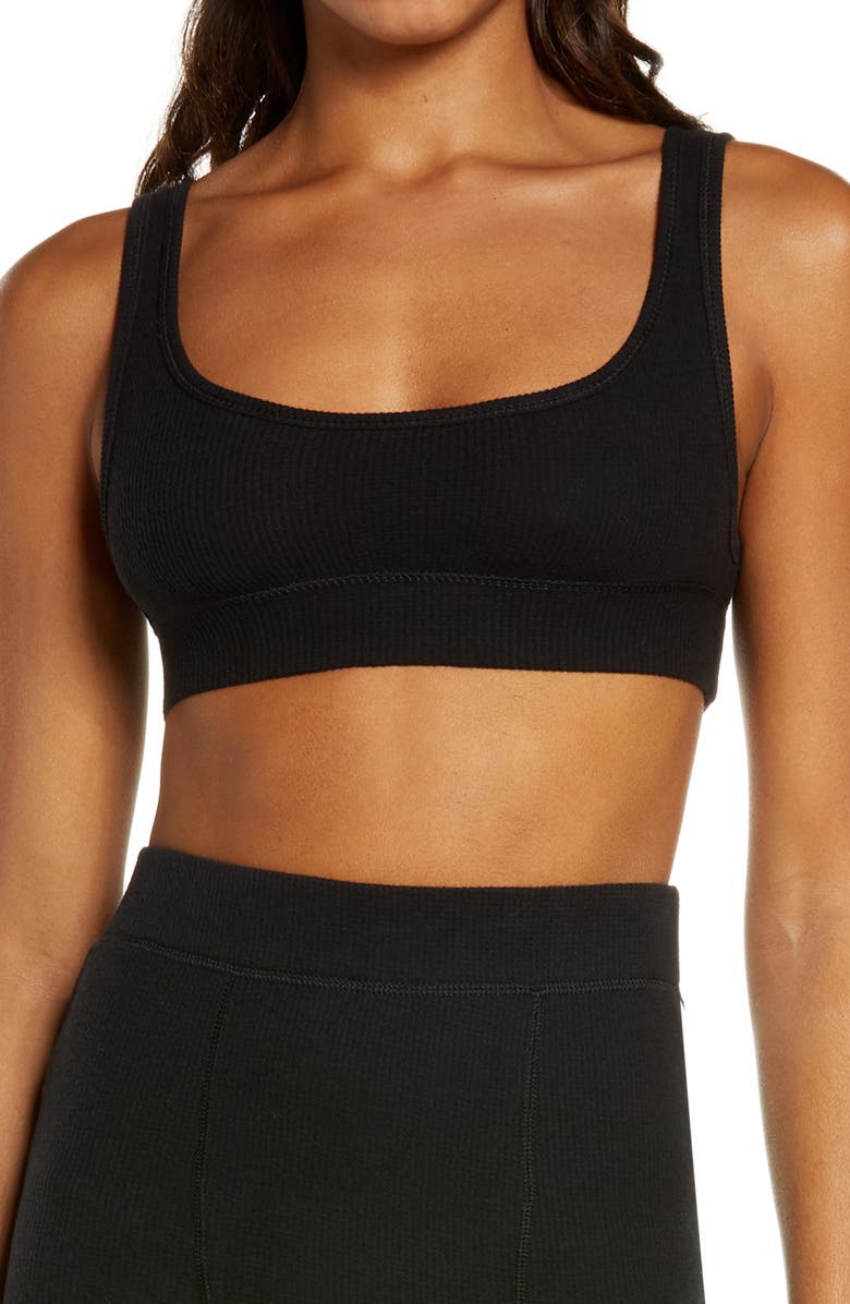 SKIMS Waffle Scoop Bralette, Main, color,