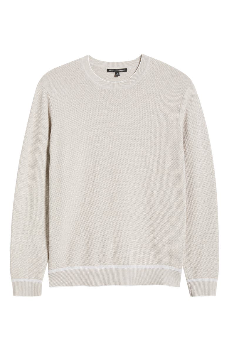 Robert Barakett Kaede Cotton Crewneck Sweater, Alternate, color, Sand