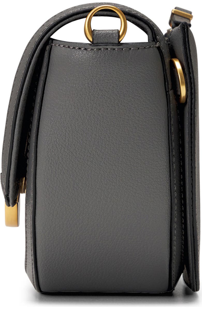 Oryany Lottie Suede & Leather Crossbody Saddle Bag, Alternate, color,