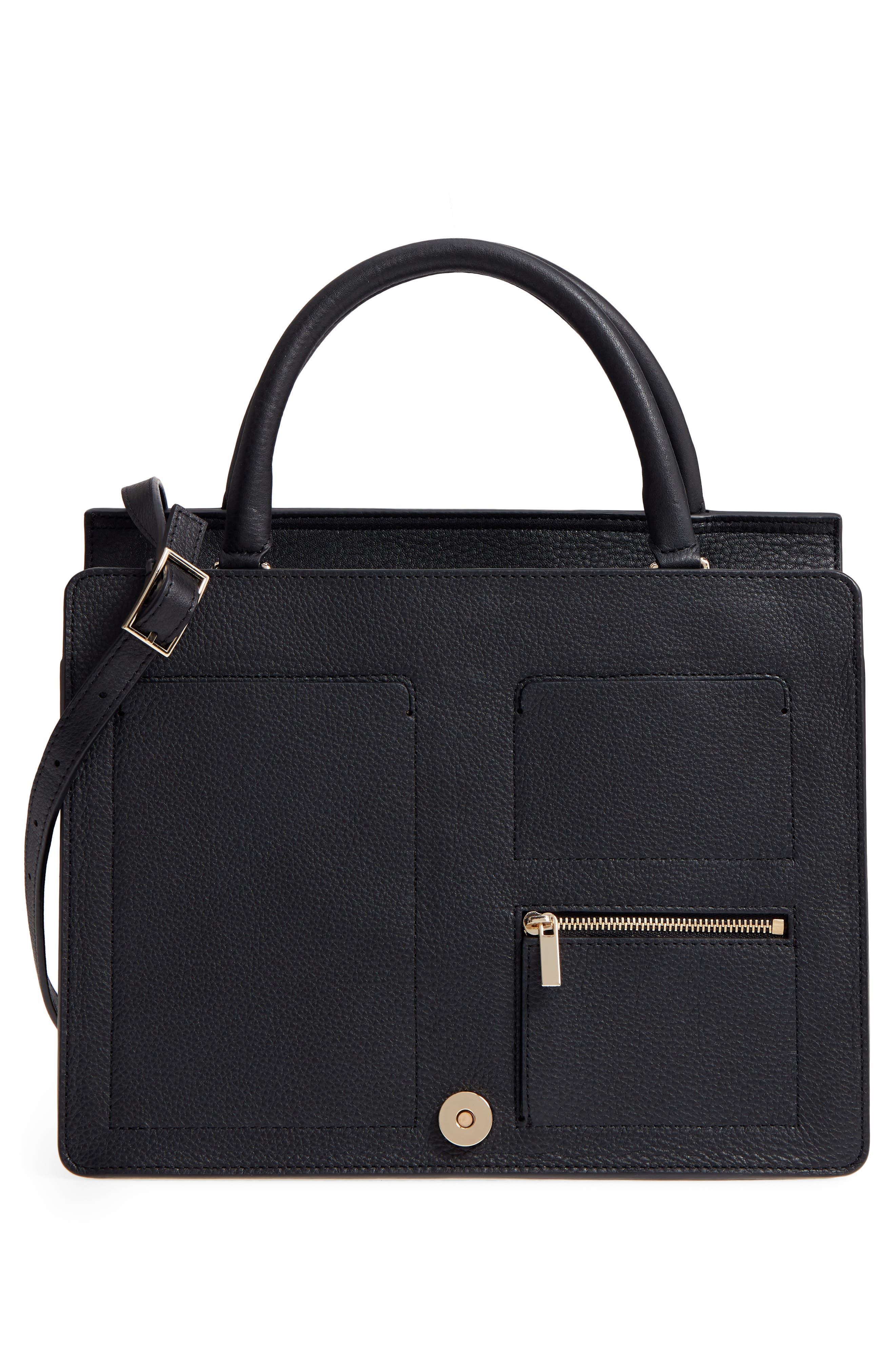 Prism Convertible Satchel, Alternate, color, TRUE BLACK