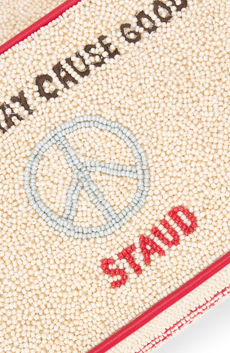 STAUD Tommy Beaded Shoulder Bag, Alternate, color, California Grown