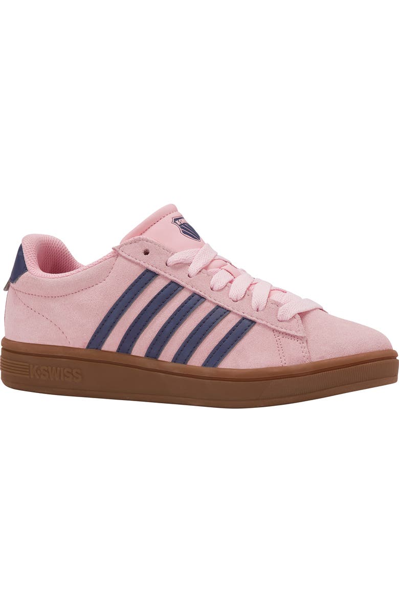 K-Swiss Court Tiebreak II Sneaker, Main, color, Orchid Pink/ Blue Ribbon