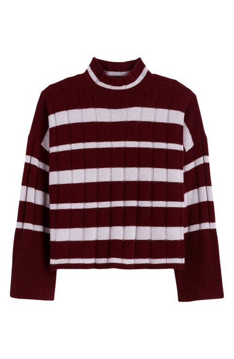 Women's Cashmere Blend Striped Sweaters | Nordstrom
