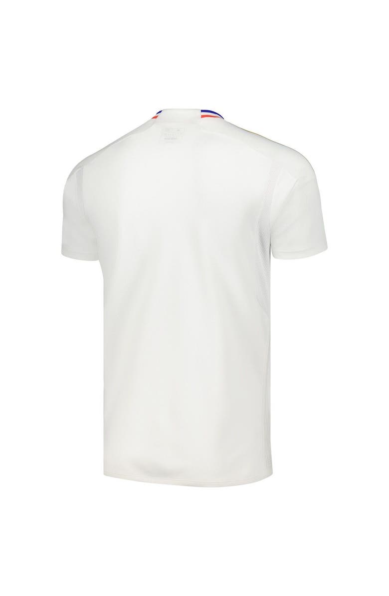 adidas Men's adidas White Olympique Lyonnais 2023/24 Home Replica Jersey, Alternate, color, 