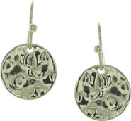 OLIVIA WELLES Lina Hammered Drop Earrings