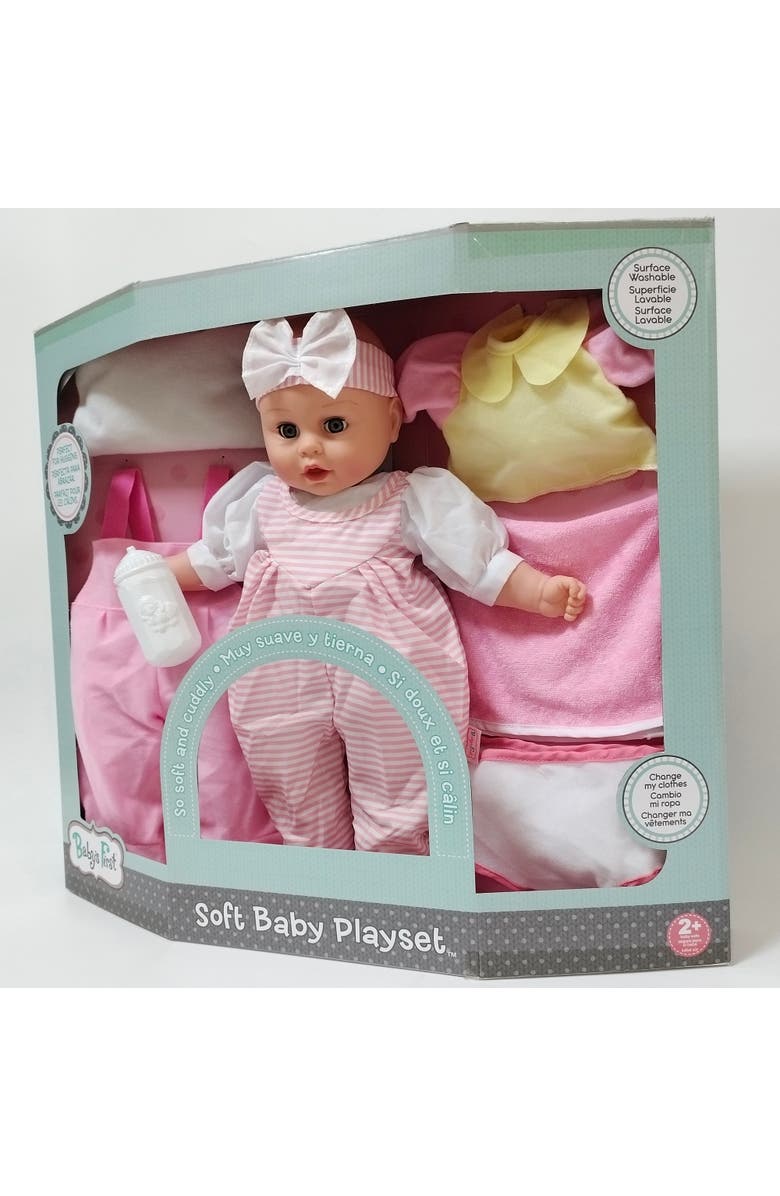 Baby's First 16" Soft Baby Doll Playset, Alternate, color, Multicolored
