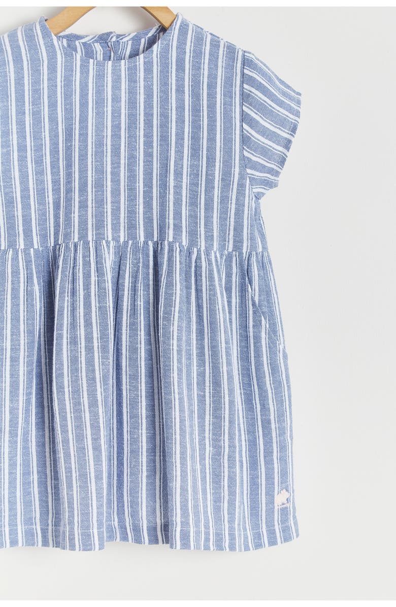 Babycottons Premium Cotton Rani Dress for Toddler, Alternate, color, Blue