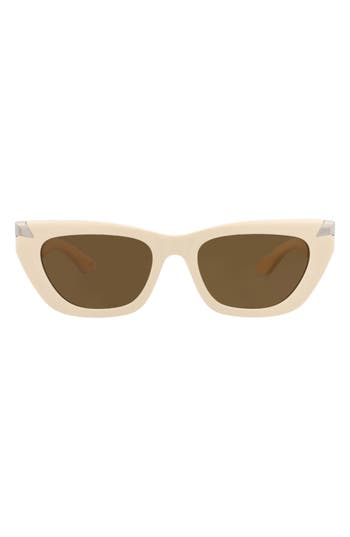 Alexander Mcqueen Mcqueen 53mm Cat Eye Sunglasses In Multi
