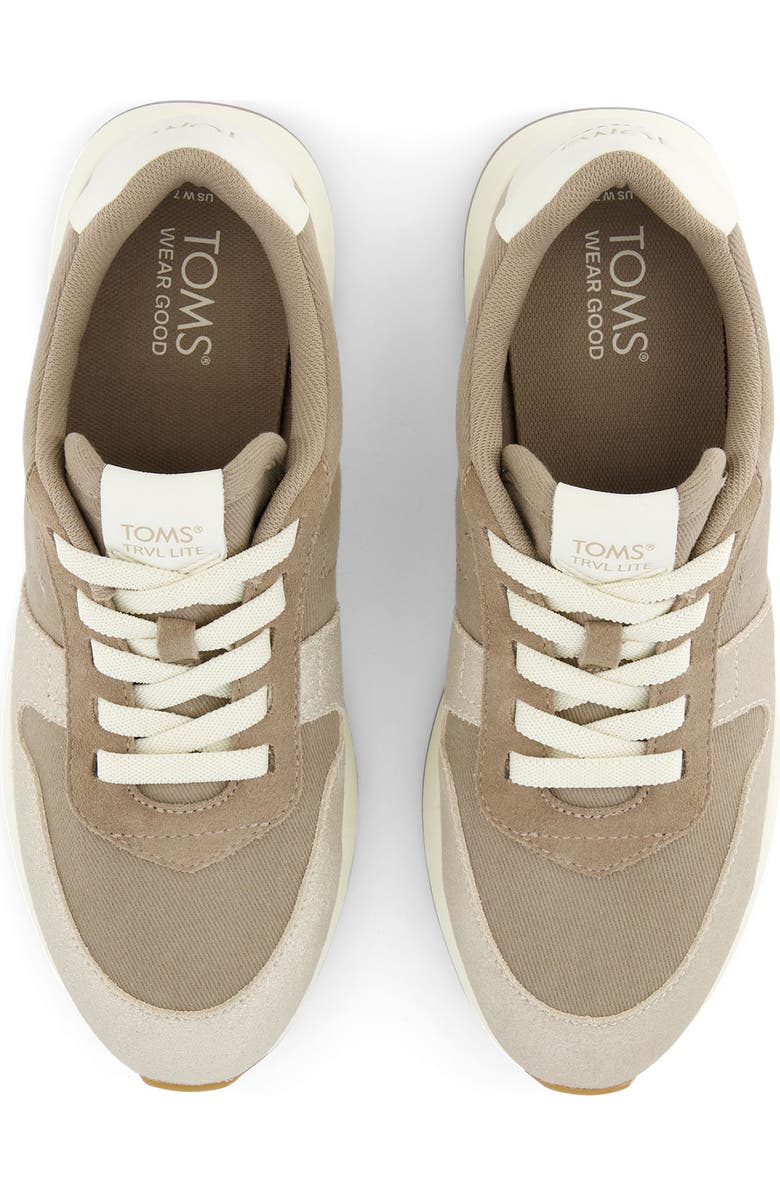 TOMS TRVL Lite Retro Sneaker, Alternate, color, Silver