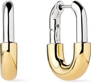Ana Luisa Brynley Two Tone Hoop Earrings