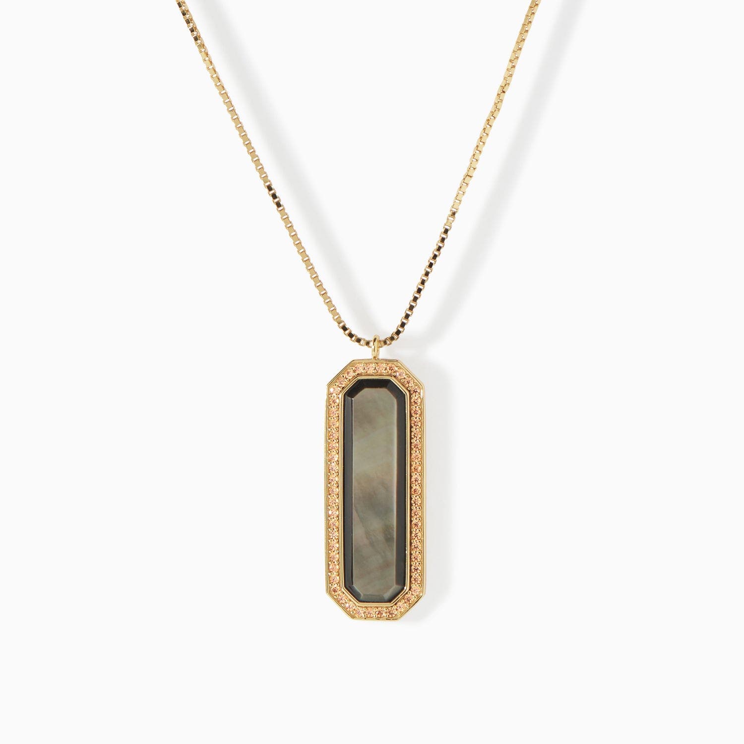 Ora Ana The Vial Necklace In Gold