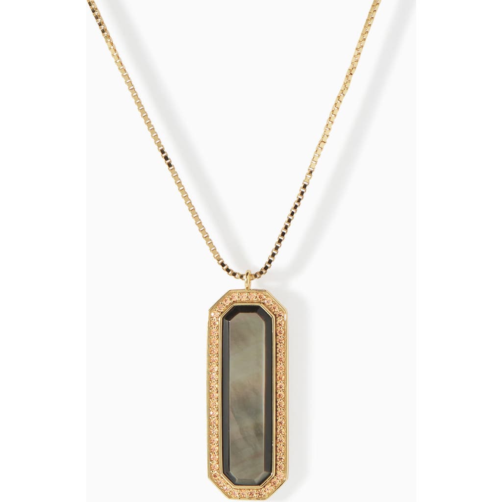 Ora Ana The Vial Necklace In Gold