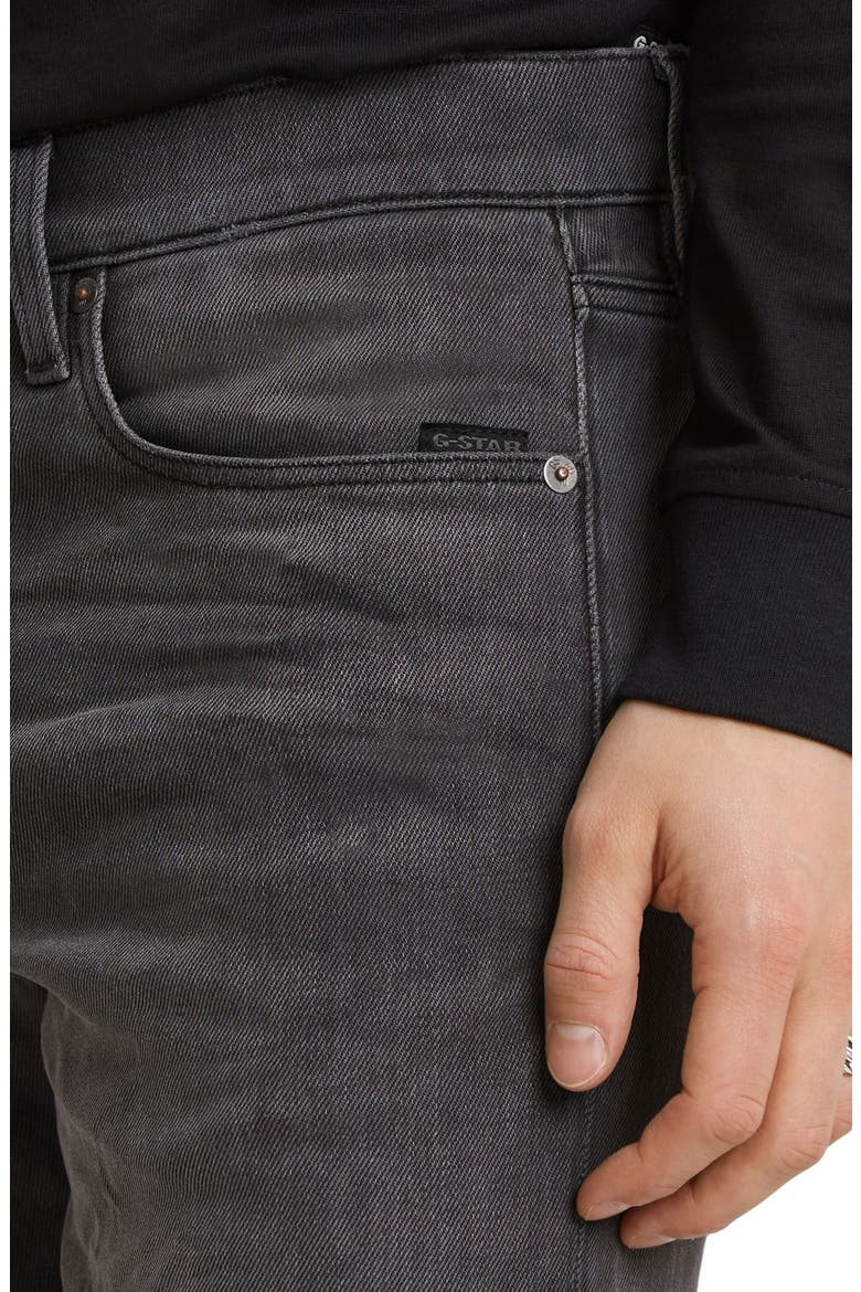 3301 Slim Fit Jeans, Alternate, color, ANTIC CHARCOAL