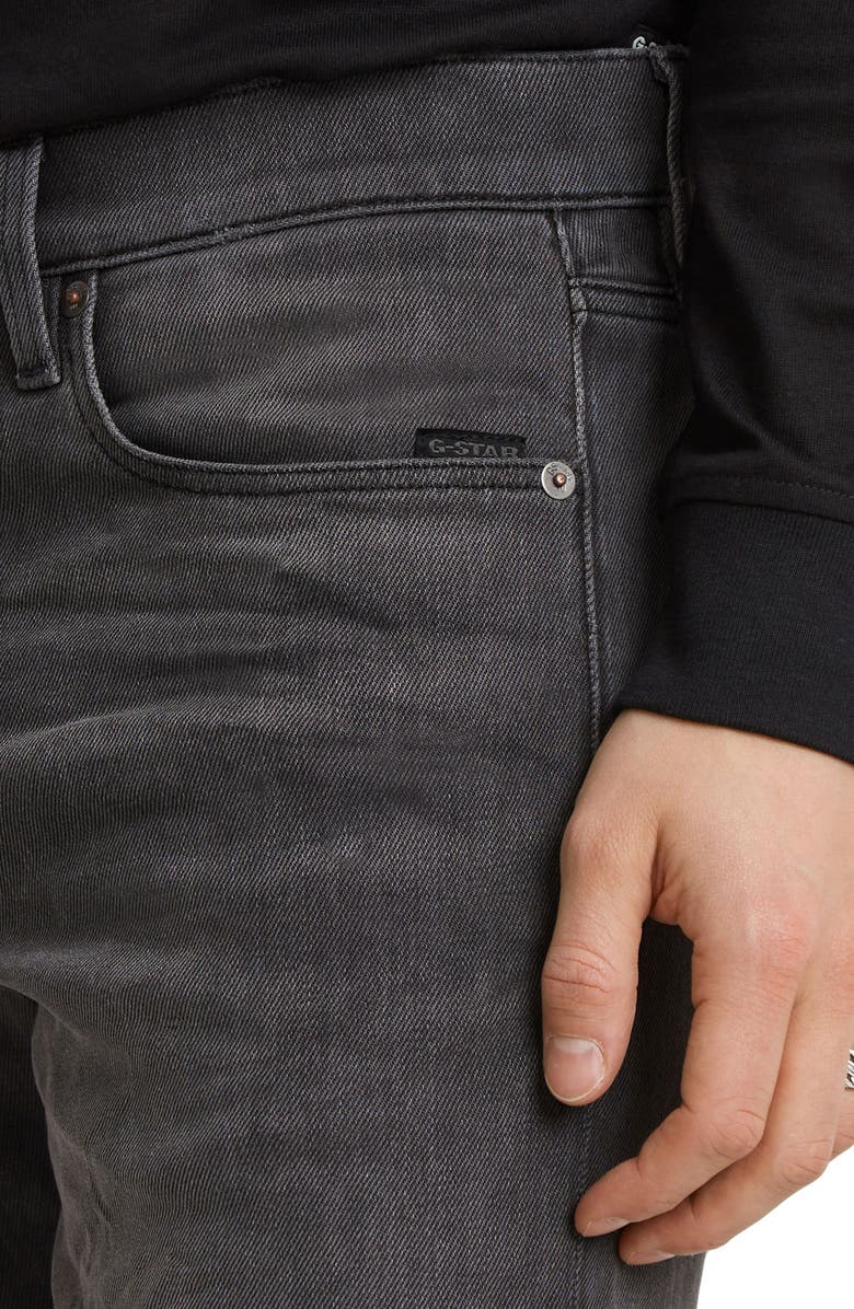 G-Star RAW 3301 Slim Fit Jeans, Alternate, color, Antic Charcoal