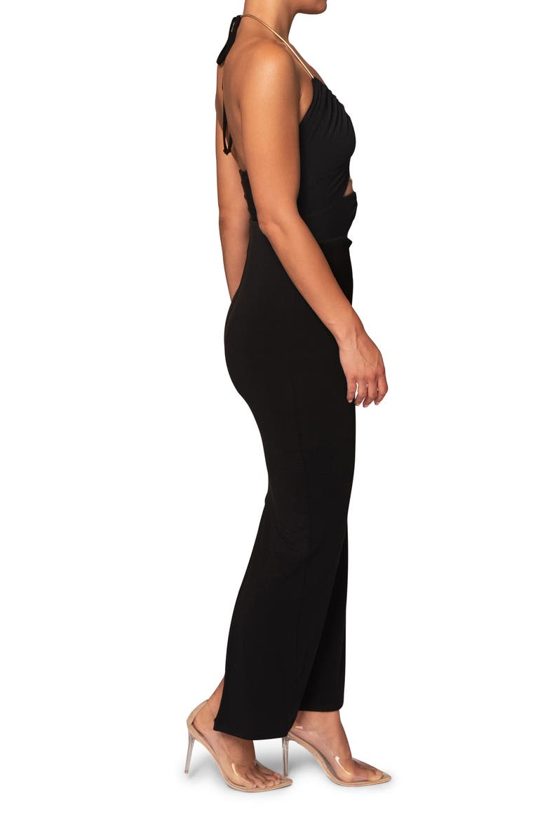 Secret Bloom Maxi Dress, Alternate, color, BLACK