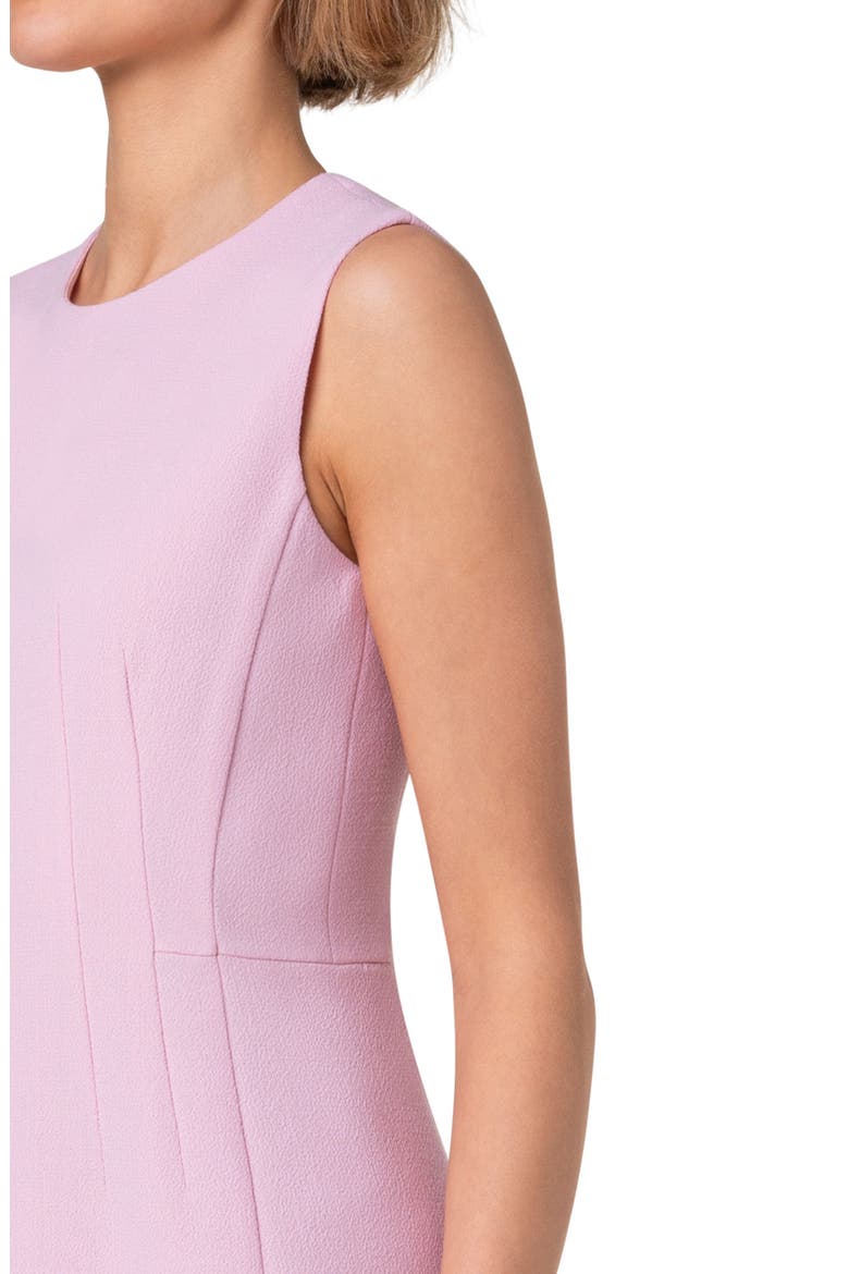 Wool Double Face Crepe Sheath Dress, Alternate, color, LOTUS