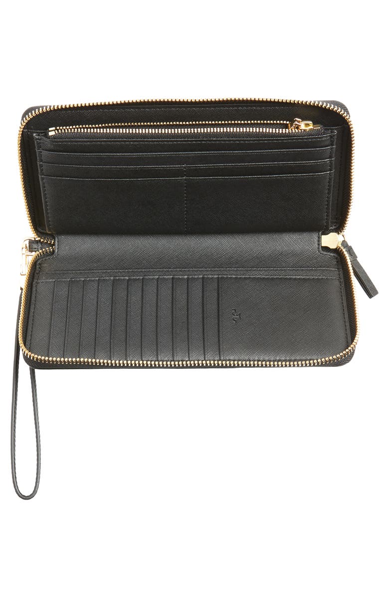 Tory Burch Robinson Leather Passport Continental Wallet, Alternate, color,