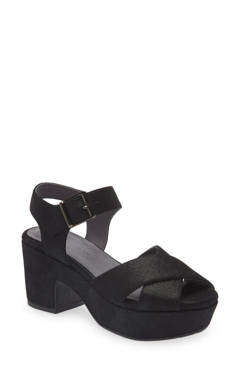 Ginny Ankle Strap Platform Sandal (Women)