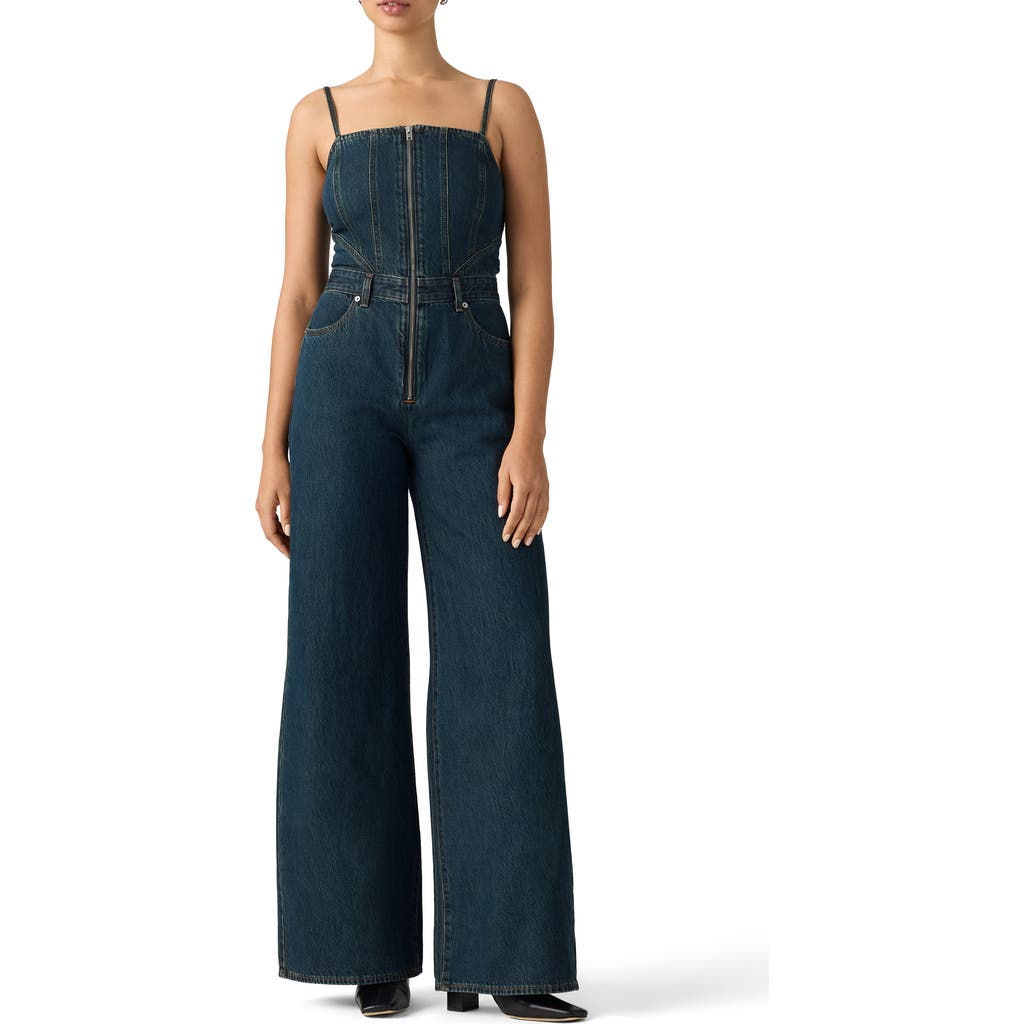 Levi's Seamed Denim Jumpsuit