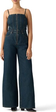 Levi's Seamed Denim Jumpsuit