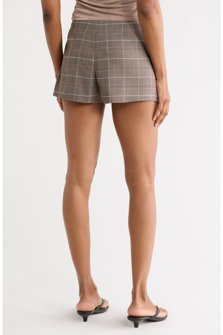 Mia Plaid Miniskirt, Alternate, color, BROWN PLAID