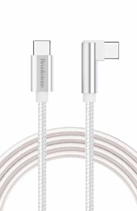 BROOKSTONE 10-Ft. Braided USB-C to USB-C Charging Cable