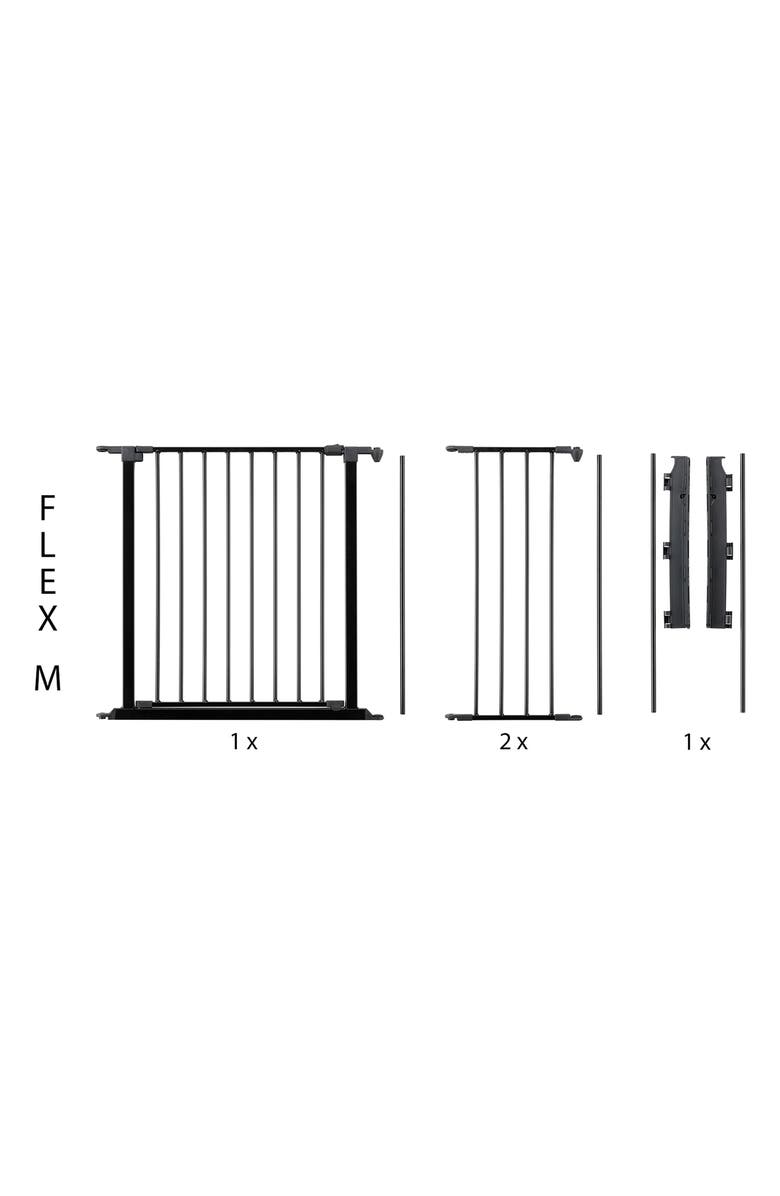 BabyDan Flex Medium Metal Gate, Alternate, color,