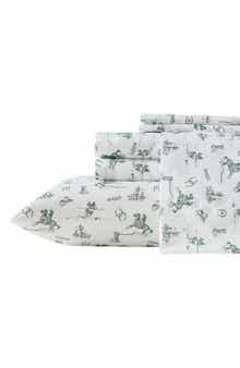 Wrangler Cowboy Rodeo Print Microfiber Sheet Set