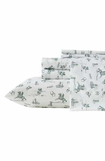 Wrangler Cowboy Rodeo Print Microfiber Sheet Set