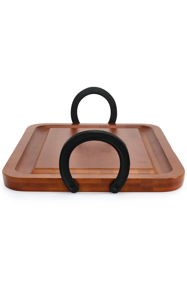 Wood Charcuterie Board in Golden Brown, Alternate, color, Brown