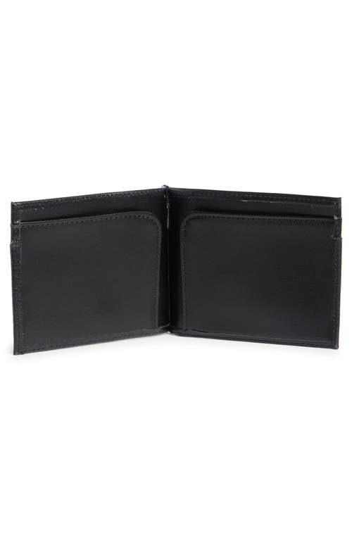 Original Penguin Embossed Logo Card Case In Black