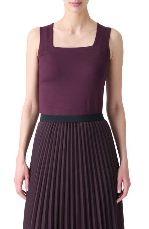 Dot Detail Stretch Modal Tank