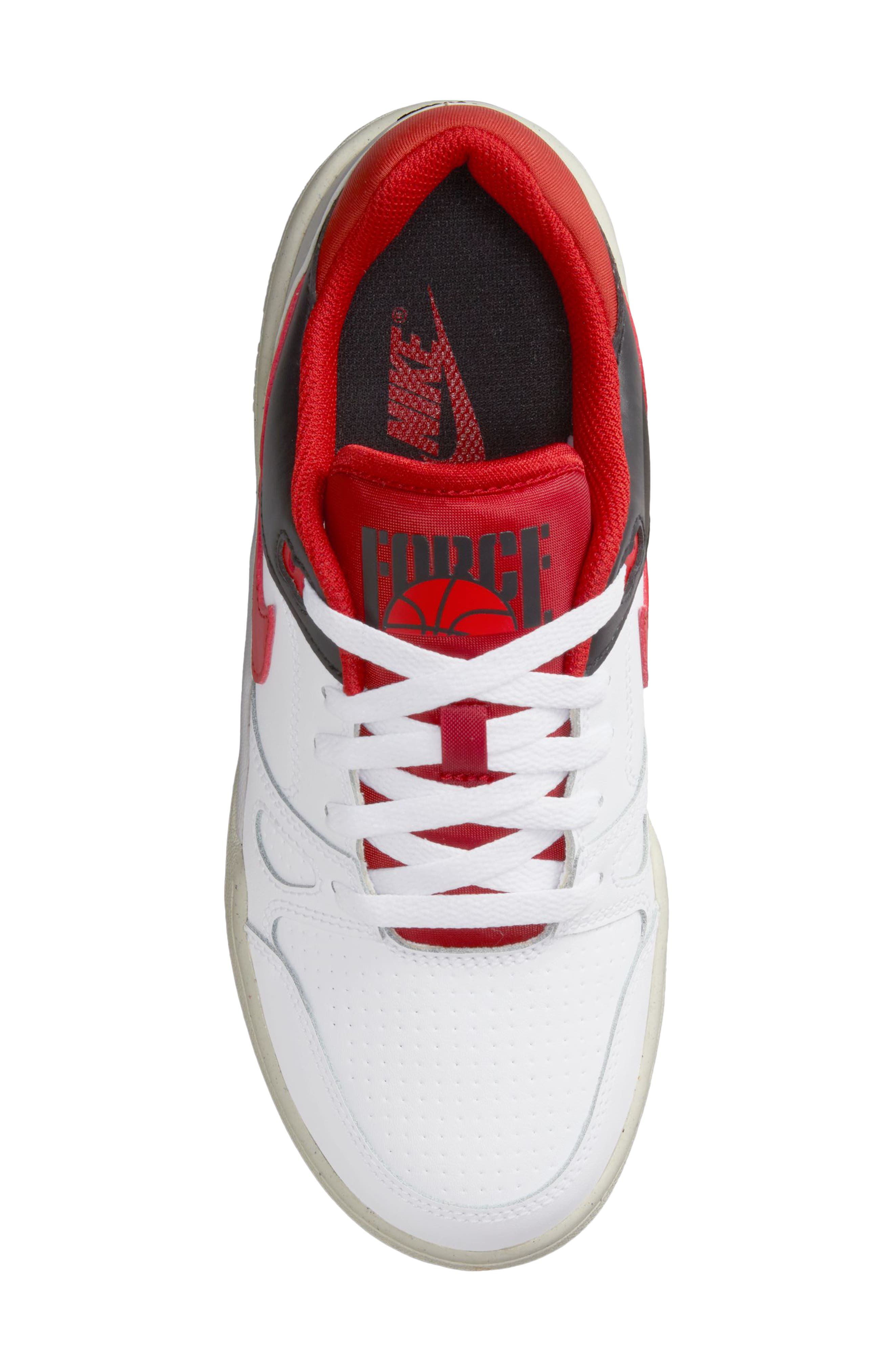 Nike Full Force Lo Sneaker, Alternate, color, 100 White/Mstcrd