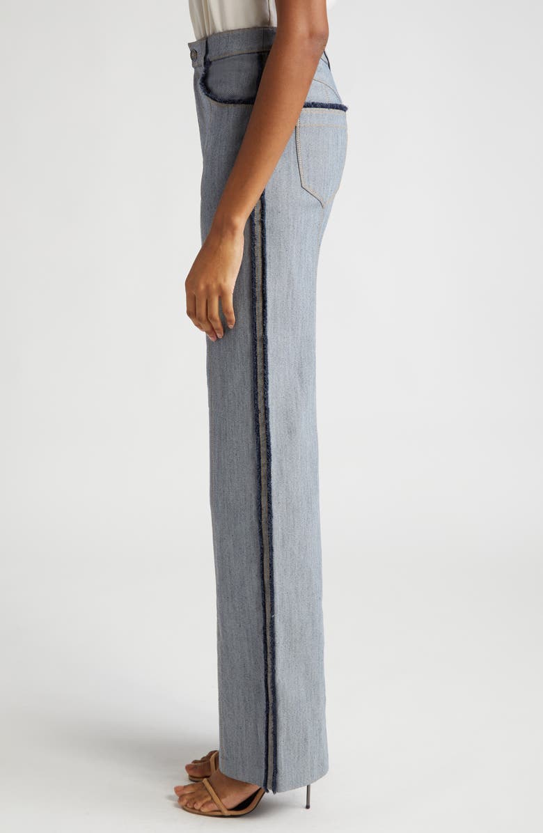 Cinq à Sept Francine Wide Leg Jeans, Alternate, color,