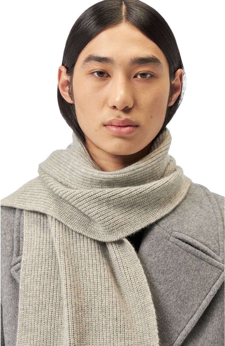 GOBI Mongolian Cashmere Fisherman Knit Scarf, Alternate, color, 