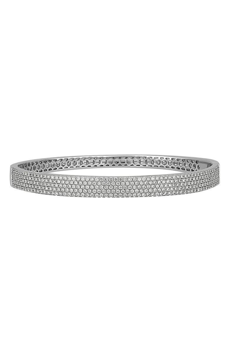 Bony Levy Liora Diamond Bangle Bracelet, Main, color, 18K White Gold