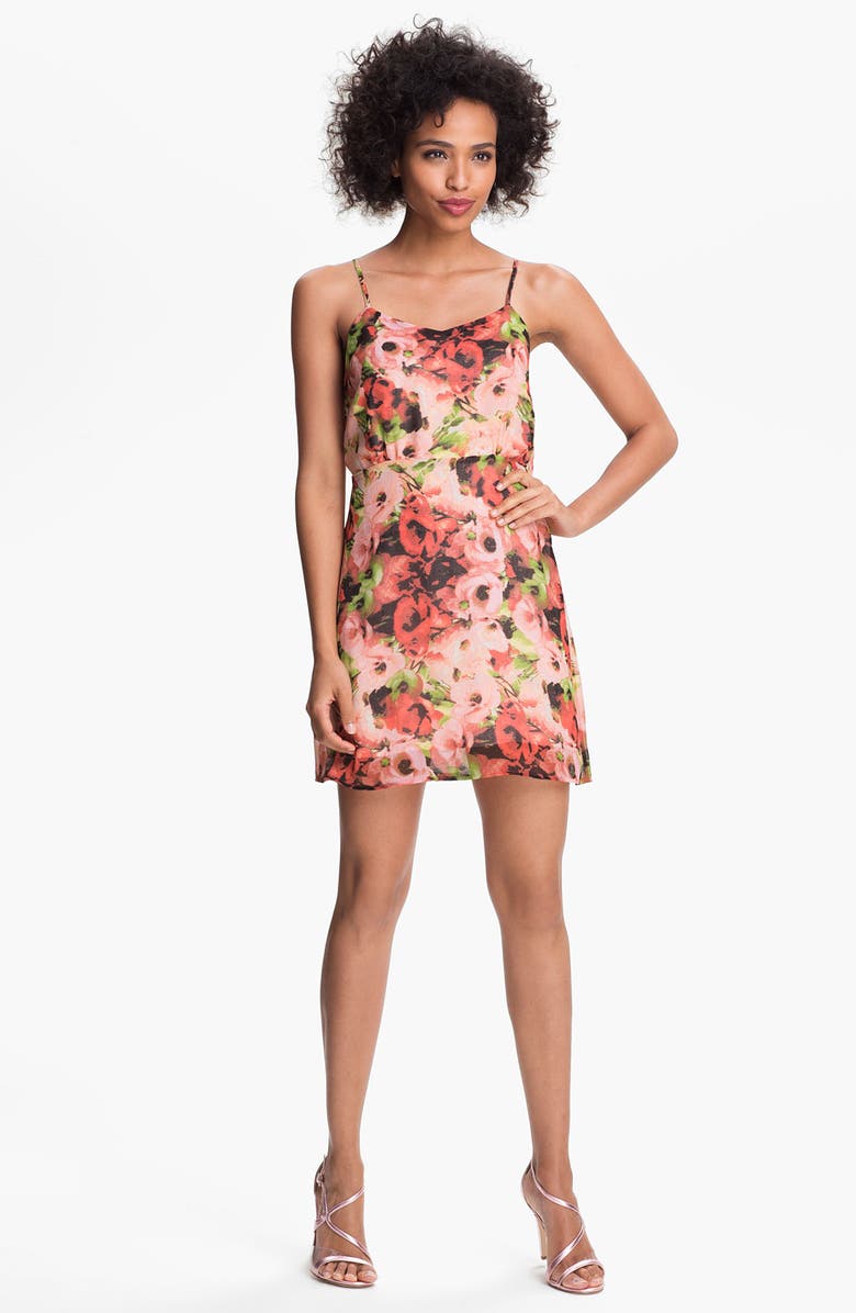 BB Dakota by Steve Madden BB Dakota Floral Print Fit & Flare Dress, Main, color, 