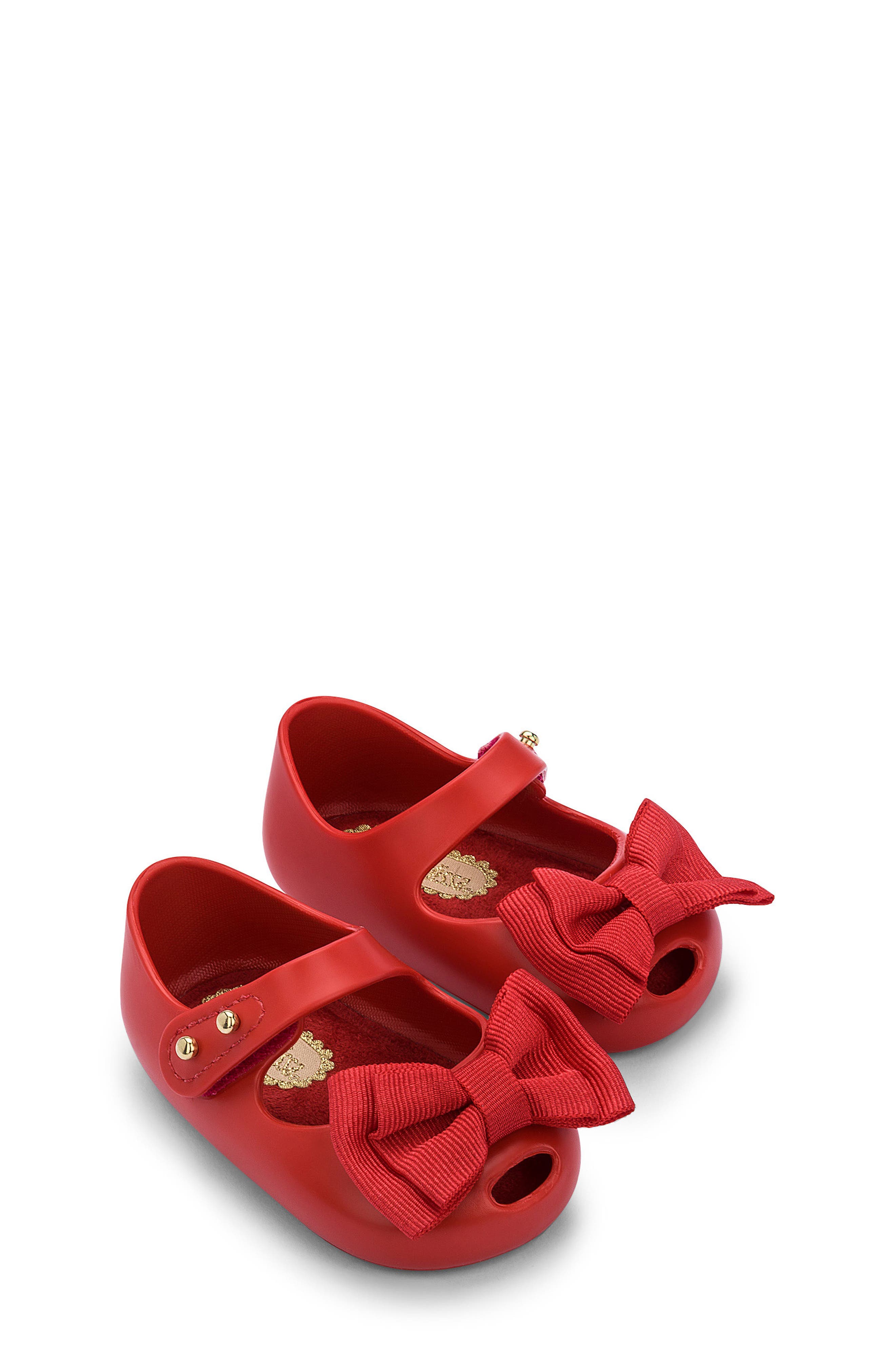 Mini Melissa My First Melissa Mary Jane Flat, Main, color, Red