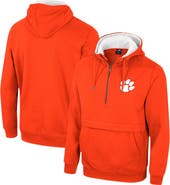 COLOSSEUM Men's Colosseum Orange Clemson Tigers Half-Zip Hoodie